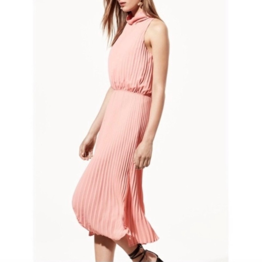 NWT Aritizia Babaton Bautista Dress Salmao Size S